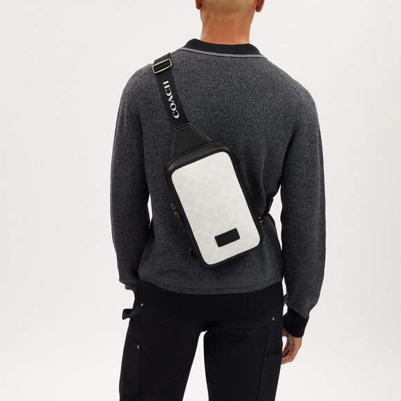 NWT Coach Outlet Sullivan Pack In Signature Canvas - Picture 4 of 5